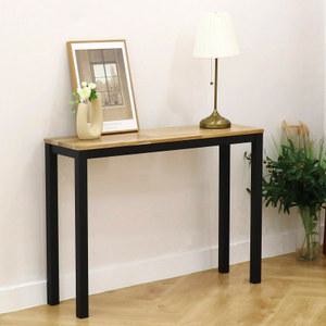 로뎀나무 엘리야 콘솔 원목 슬림 미니 현관 복도 베란다 창가 테이블 식탁