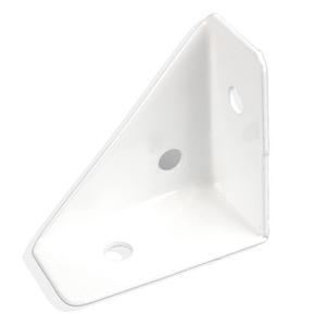 SFW 책상 모서리 다리보강판 삼각브라켓 화이트