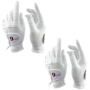 9LOVE 극세사 합피 양손 여성용 골프장갑 2세트 H