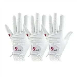 9LOVE 극세사 합피 왼손 남성용 골프장갑 3장 세트 H