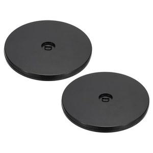 패티킬 6인치 헤비 회전 회전식 회전식 스탠드, 모델 베이스 회전식 플랜트 TV 컴퓨터 모니터용 스틸 볼 베어링이 있는 2Pcs 360 회전 레이지 수잔 턴테이블, 블랙