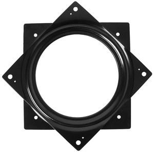 DMSTECH 6인치 수잔 턴테이블(블랙) 500파운드 스틸 볼 베어링 회전 트레이 강력한 튼튼한 테이블 캐비닛 360도 의자 및 문, 주방, 공예 프로젝트, 메이크업 홀더, 모니터용 로우 프로파일