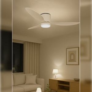 거실 실링팬 천장 조명 무소음 아파트 거실 BLDC 씰링팬 42인치 LED 천장형선풍기