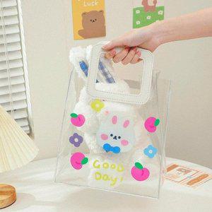 고품질 와이키키 투명 pvc백 휴양지룩 (WFHXW4N)