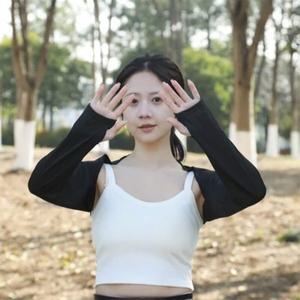 예쁜 여름 여성 팔어깨 쿨토시 숄더 햇빛차단