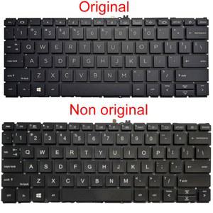 HP EliteBook X360 830 G7 G8 용 미국 노트북 키보드 백라이트 프레임 없음