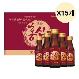 동화약품 홍삼 음료 골드 건강 부채표 10입 X15개