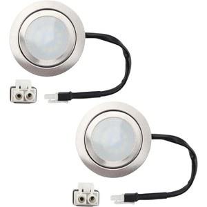 스테인리스 스틸 오목한 LED 전구 레인지 전구소켓 교체 후드 2 조명 5W 1 12V 주방