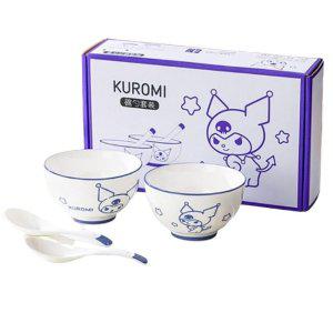 산리오 쿠로미 도자기 그릇 국자 선물세트 1P 집들이