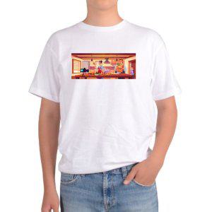 길단 아시아핏 반팔티 홈쇼핑 유튜브방송 음식요리 엄마는 요리사그림 다양한색상 전사이즈