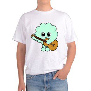 길단 아시아핏 반팔티 기타 통기타 클래식기타 거품인형 현악기 기타그림 다양한색상 전사이즈