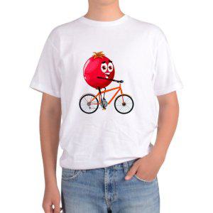 길단 아시아핏 반팔티 과일캐릭터 자전거타는 모습 그녀의 자전거그림 다양한색상 전사이즈
