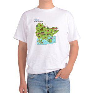 길단 아시아핏 반팔티 경남 여행지도 TRAVEL MAP 관광 TOUR 여기그림 다양한색상 전사이즈