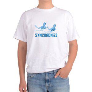 길단 아시아핏 반팔티 싱크로나이즈 코집게 아티스틱스위밍 수중발레그림 다양한색상 전사이즈