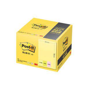 3M 포스트잇 점착메모지 656-20A 대용량팩 1팩