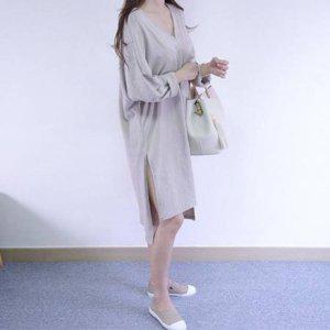 휴양지 룩 양트임 하객 정장 멜빵 레이스 쉬폰