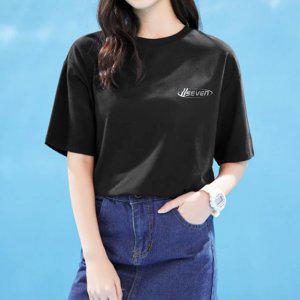 프린트반팔 메이 오버핏반팔티 티셔츠 빌리브 셀