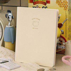 가계부 생활의 온도 금전출납부 ver.4 (1년용. 만년형. 커버형) (크림)