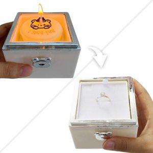 촛불을 부는 순간 순식간에 반지로 변하는 서프라이즈 반지 케이스 마술 I LOVE YOU