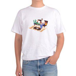 길단 아시아핏 반팔티 가족게임 아버지와 나 부자게임 콘솔박스 아빠그림 다양한색상 전사이즈