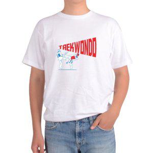 길단 아시아핏 반팔티 태권도 겨루기 대회 시합 옆차기 앞차기 보호그림 다양한색상 전사이즈