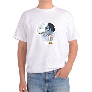 길단 아시아핏 반팔티 흡연경고 담배 백해무익 담배연기 뿜뿜 금연그림 다양한색상 전사이즈