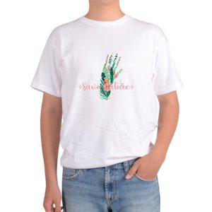 길단 아시아핏 반팔티 자연보호 세이브네이쳐 앵무새 열대 식물 새그림 다양한색상 전사이즈