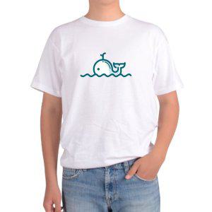 길단 아시아핏 반팔티 고래바다 물줄기 찾아서그림 다양한색상 전사이즈