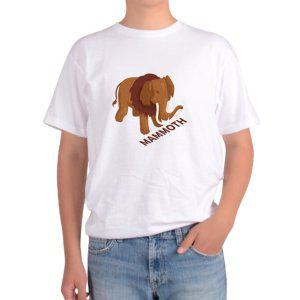 길단 아시아핏 반팔티 메머드 코끼리 석기시대그림 다양한색상 전사이즈