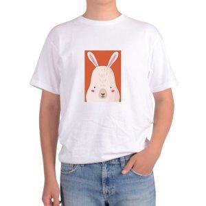 길단 아시아핏 반팔티 볼이 빵빵한 토끼전그림 다양한색상 전사이즈