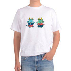 길단 아시아핏 반팔티 용용형제 드래곤 한복 BC그림 다양한색상 전사이즈