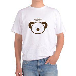 길단 아시아핏 반팔티 코알라 곰 24시간 잠 동물그림 다양한색상 전사이즈