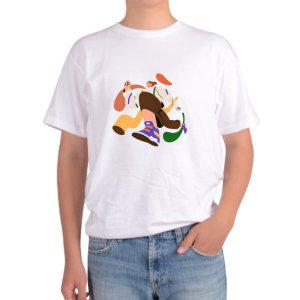 길단 아시아핏 반팔티 런닝맨 페인트 알록달록그림 다양한색상 전사이즈