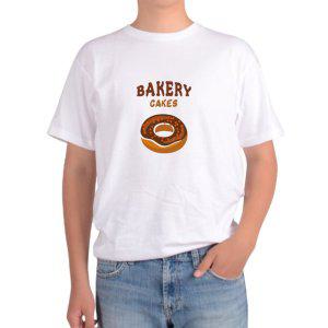 길단 아시아핏 반팔티 도넛 빵집 케이크 초코그림 다양한색상 전사이즈