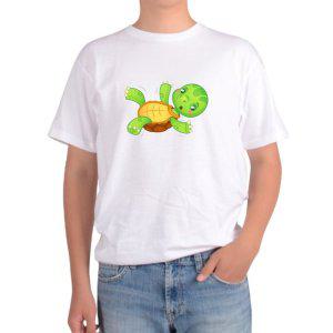 길단 아시아핏 반팔티 아기거북이 귀요미 꼬북이그림 다양한색상 전사이즈