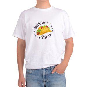 길단 아시아핏 반팔티 멕시코 타코 전통음식그림 다양한색상 전사이즈