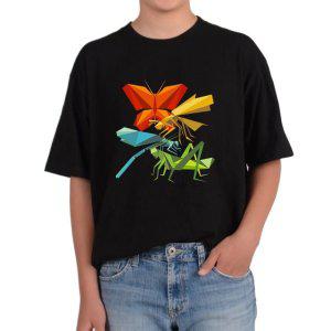 길단 반팔 USA핏 곤충 나비 잠자리 메뚜기 파브르 곤충도감그림 다양한색상 전사이즈