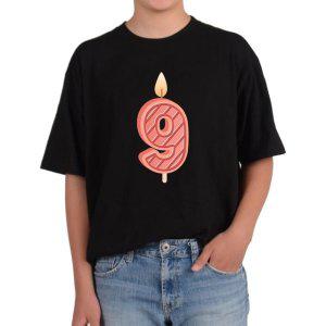 길단 반팔 USA핏 숫자 9 NUMBER NINE 촛불 구구콘 아홉수그림 다양한색상 전사이즈