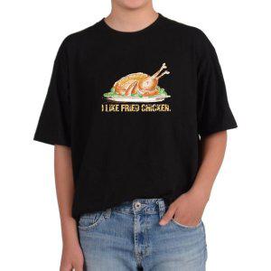 길단 반팔 USA핏 FRIED CHICKEN 야식은 치킨 그런데 맥주는그림 다양한색상 전사이즈