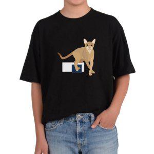 길단 반팔 USA핏 고양이 CAT 털없는 스핑크스고양이 반려묘그림 다양한색상 전사이즈