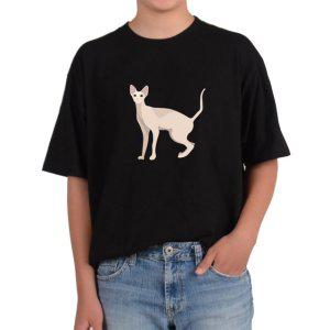 길단 반팔 USA핏 스핑크스 고양이 반려묘 넌 나의 친구 애완묘그림 다양한색상 전사이즈