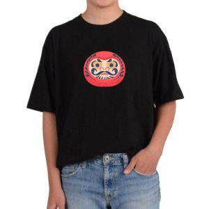 길단 반팔 USA핏 전통가면 중국전통가면 일본전통가면 사자얼굴그림 다양한색상 전사이즈