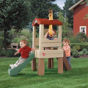 스텝2 미끄럼틀 원두막 미끄럼 어린이 실내 실외 놀이터 가정용 놀이시설