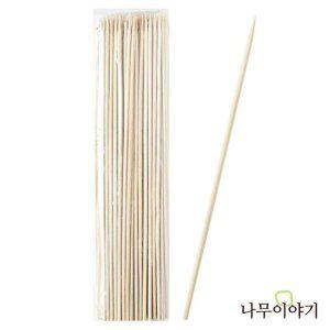 오뎅꼬치 꽂이 40cm 나무 꼬치 바베큐 스틱 조리 도구