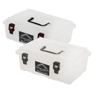 멀티 수납 박스 생활용품 정리함 300x194x100mm 공간 절약 용기