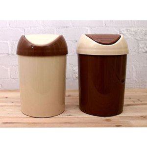 원형 스윙 쓰레기통 대형 실내 스윙형 폐기물통 편리한 쓰레기 정리통