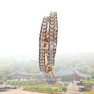 행운 팔찌 옥매듭 재물 금전 풍요 염주 청터키석