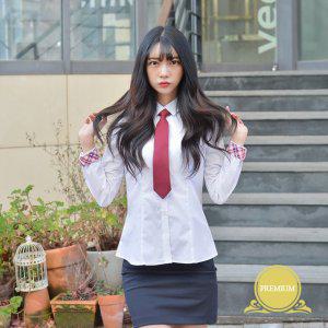 교복몰 교복와이셔츠 프리미엄 남자교복 빨강체크