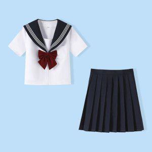 여자교복 세트 반팔 스쿨룩 일본교복 졸업사진