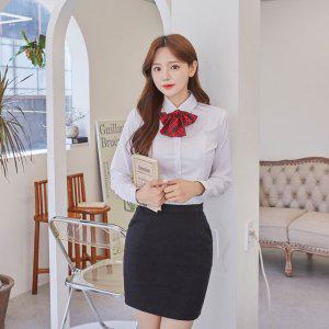 셔츠 블라우스 교복 여고 중학교 학생셔츠 그레